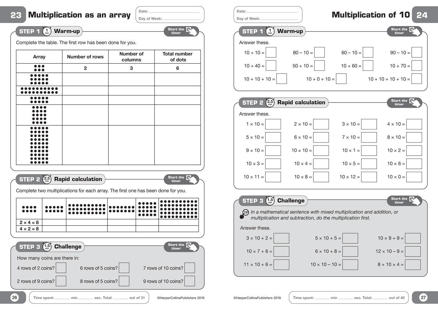 Bild: 9780008311094 | Maths in 5 Minutes a Day Age 6-7 | Ideal for Use at Home | Collins KS1