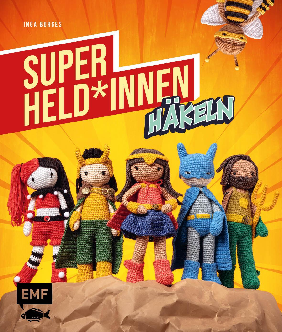 Cover: 9783745908947 | Superhelden und -heldinnen häkeln | Inga Borges | Taschenbuch | 2022