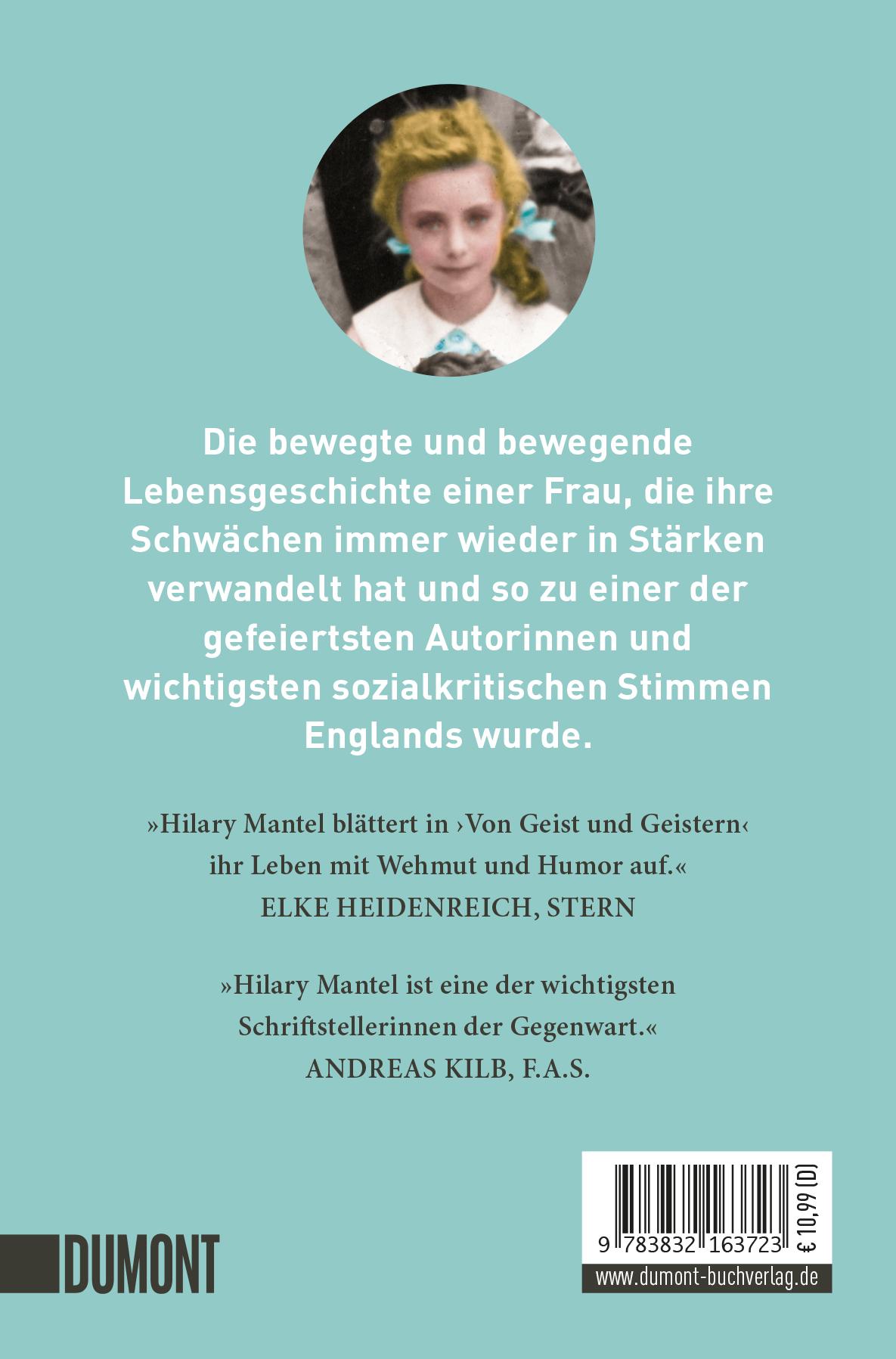 Rückseite: 9783832163723 | Von Geist und Geistern | Hilary Mantel | Taschenbuch | 240 S. | 2016