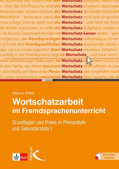 Cover: 9783772711442 | Wortschatzarbeit im Fremdsprachenunterricht | Markus Kötter | Buch