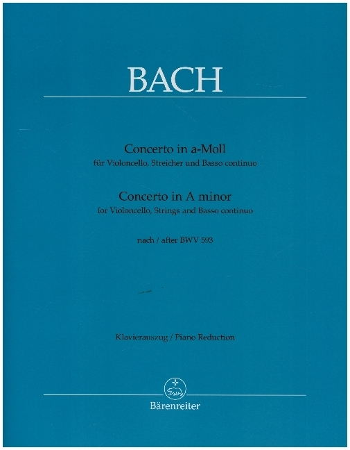 Cover: 9790006524907 | Concerto in a-Moll für Violoncello, Streicher und Basso continuo...