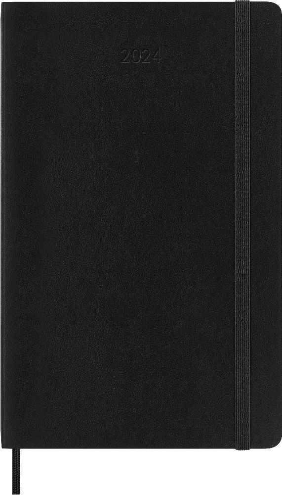 Cover: 8056598856668 | Moleskine 12 Monate Wochen Notizkalender 2024, Large/A5, Schwarz