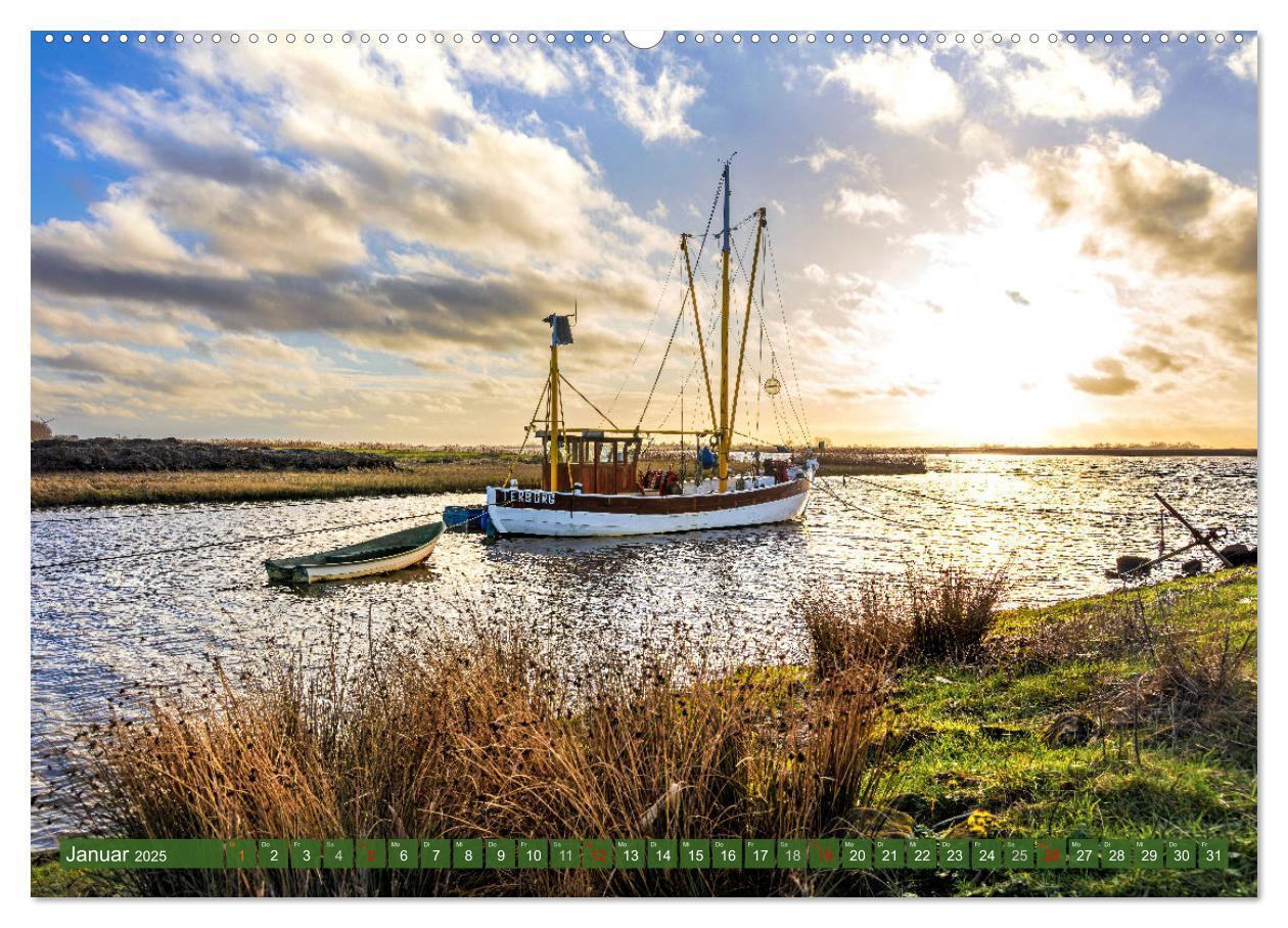 Bild: 9783383783180 | Bezauberndes Ostfriesland (Wandkalender 2025 DIN A2 quer), CALVENDO...