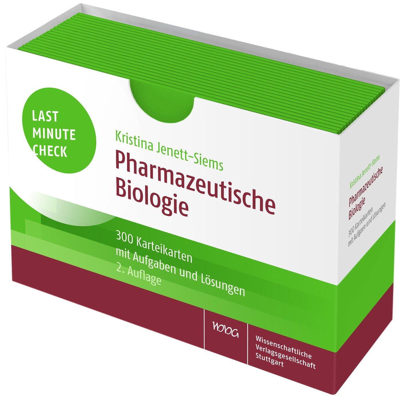 Cover: 9783804739871 | Last Minute Check - Pharmazeutische Biologie | Kristina Jenett-Siems