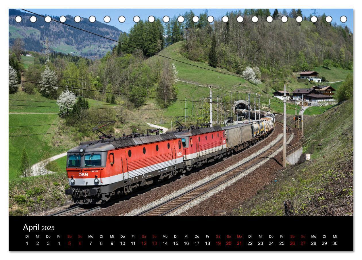 Bild: 9783435403592 | Die Bahn im Salzburgerland (Tischkalender 2025 DIN A5 quer),...