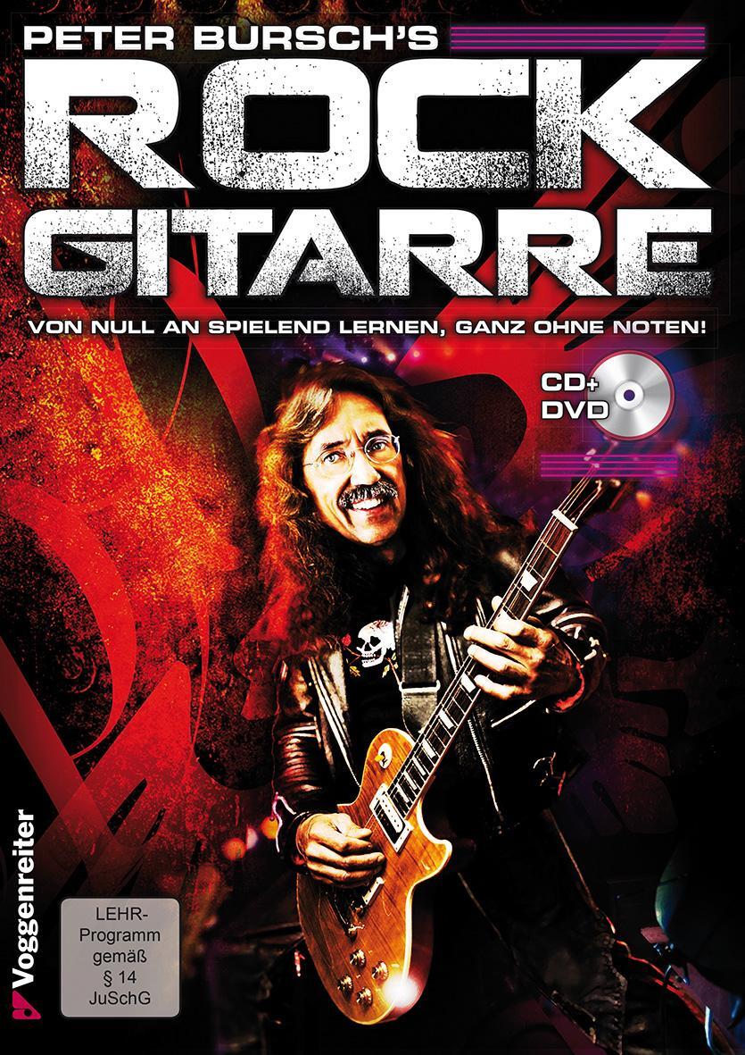 Cover: 9783802402289 | Rock Gitarre. Inkl. CD | Von Null an spielend lernen, ganz ohne Noten