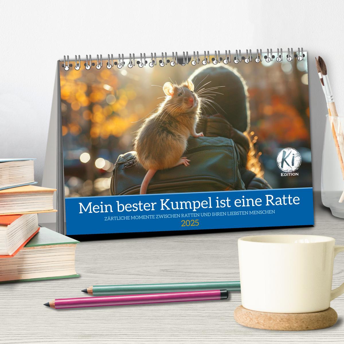 Bild: 9783383813948 | Mein bester Kumpel ist eine Ratte (Tischkalender 2025 DIN A5 quer),...