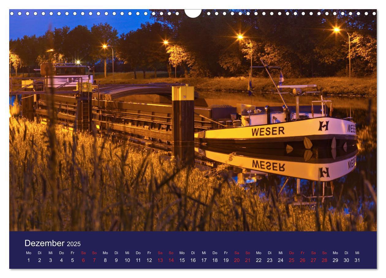 Bild: 9783457160541 | Binnenschiffe im Norden (Wandkalender 2025 DIN A3 quer), CALVENDO...