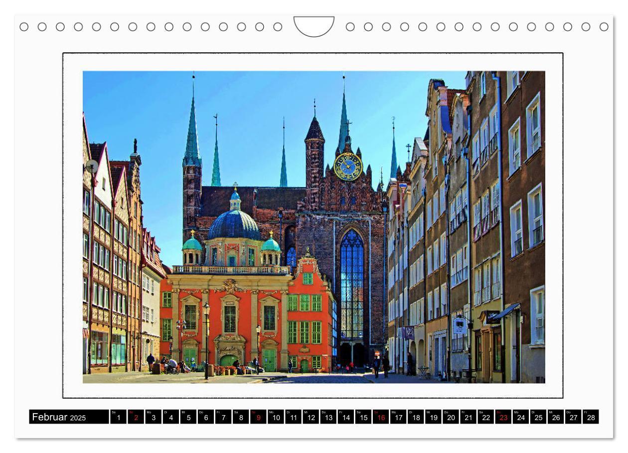 Bild: 9783435665983 | Danzig Gdansk (Wandkalender 2025 DIN A4 quer), CALVENDO Monatskalender