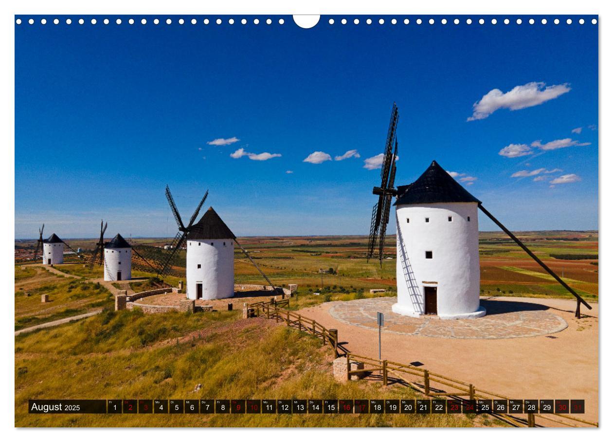 Bild: 9783457179819 | Windmühlen in La Mancha (Wandkalender 2025 DIN A3 quer), CALVENDO...