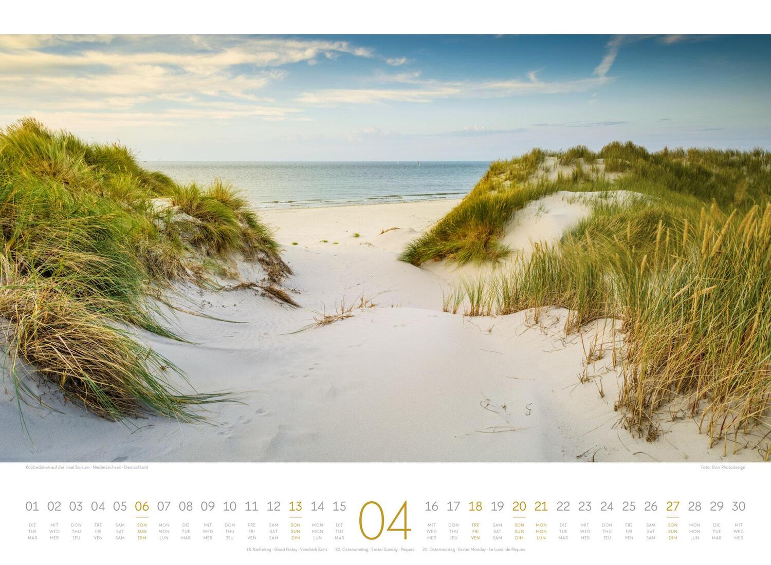 Bild: 9783838425771 | Tage am Meer Kalender 2025 | Ackermann Kunstverlag | Kalender | 14 S.