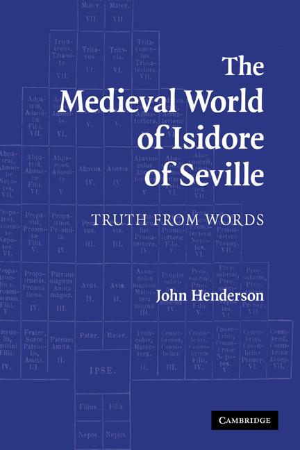 Cover: 9780521144346 | The Medieval World of Isidore of Seville | Truth from Words | Buch