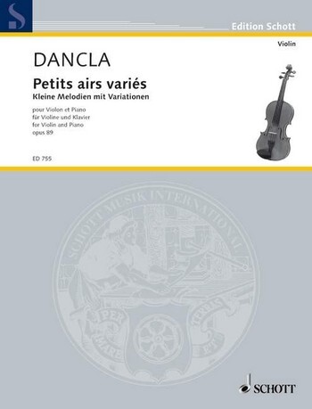 Cover: 9790001118958 | Kleine Melodien mit Variationen | Charles Dancla | Buch | 48 S. | 1997