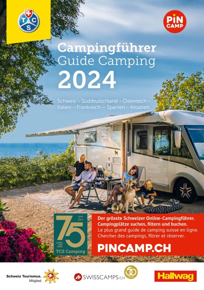 Cover: 9783828310698 | Hallwag TCS Campingführer Schweiz - Europa 2024 | Taschenbuch | 562 S.