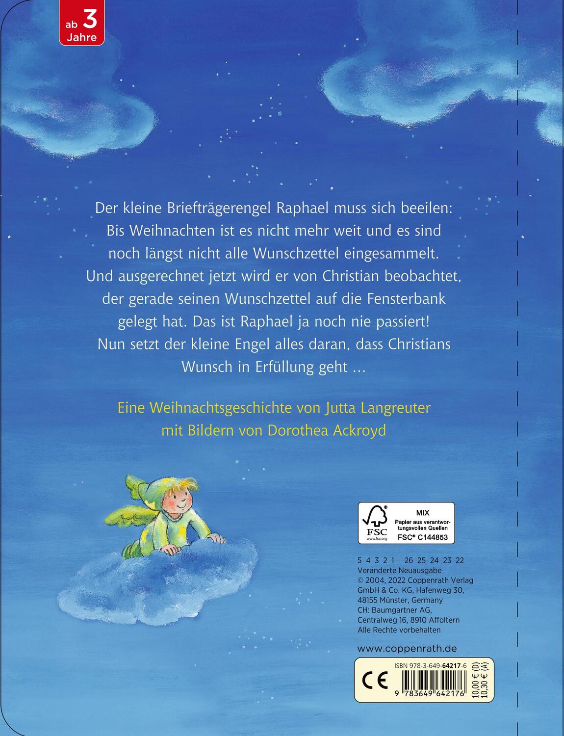 Rückseite: 9783649642176 | Der kleine Engel Raphael | Jutta Langreuter | Buch | 26 S. | Deutsch