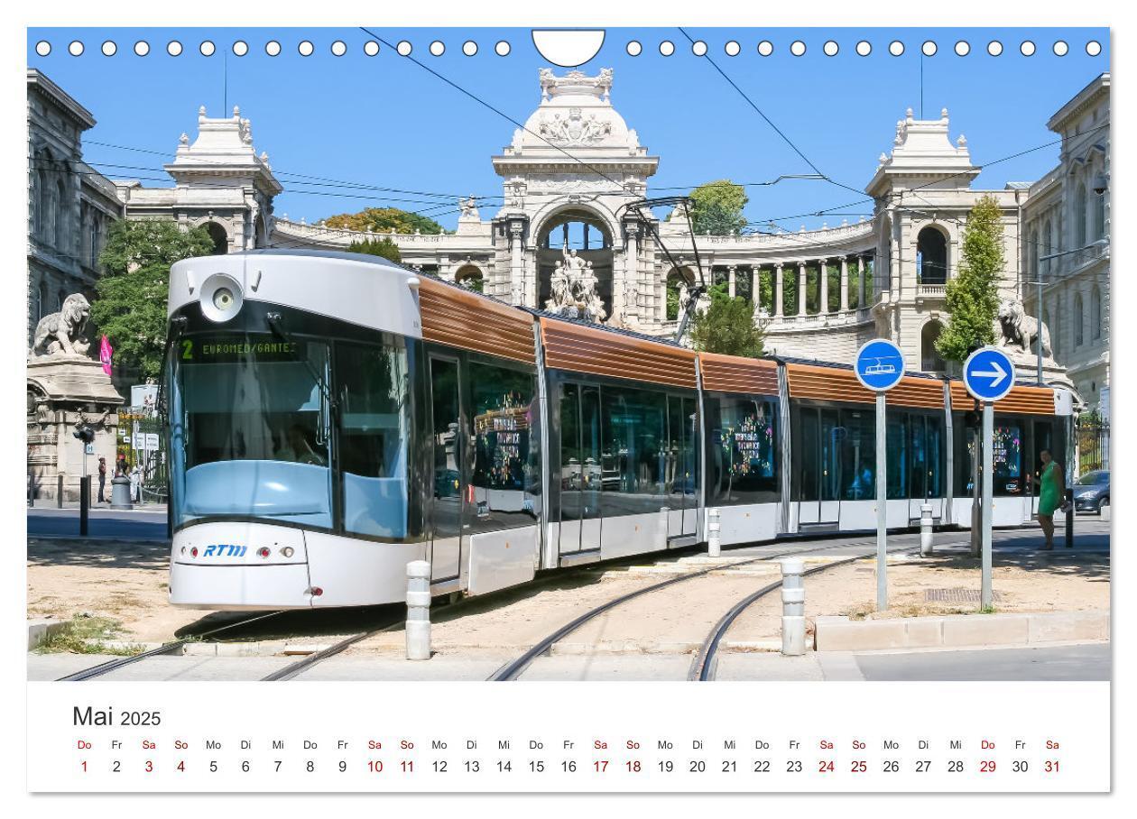 Bild: 9783435044856 | Trams und Straßenbahnen (Wandkalender 2025 DIN A4 quer), CALVENDO...