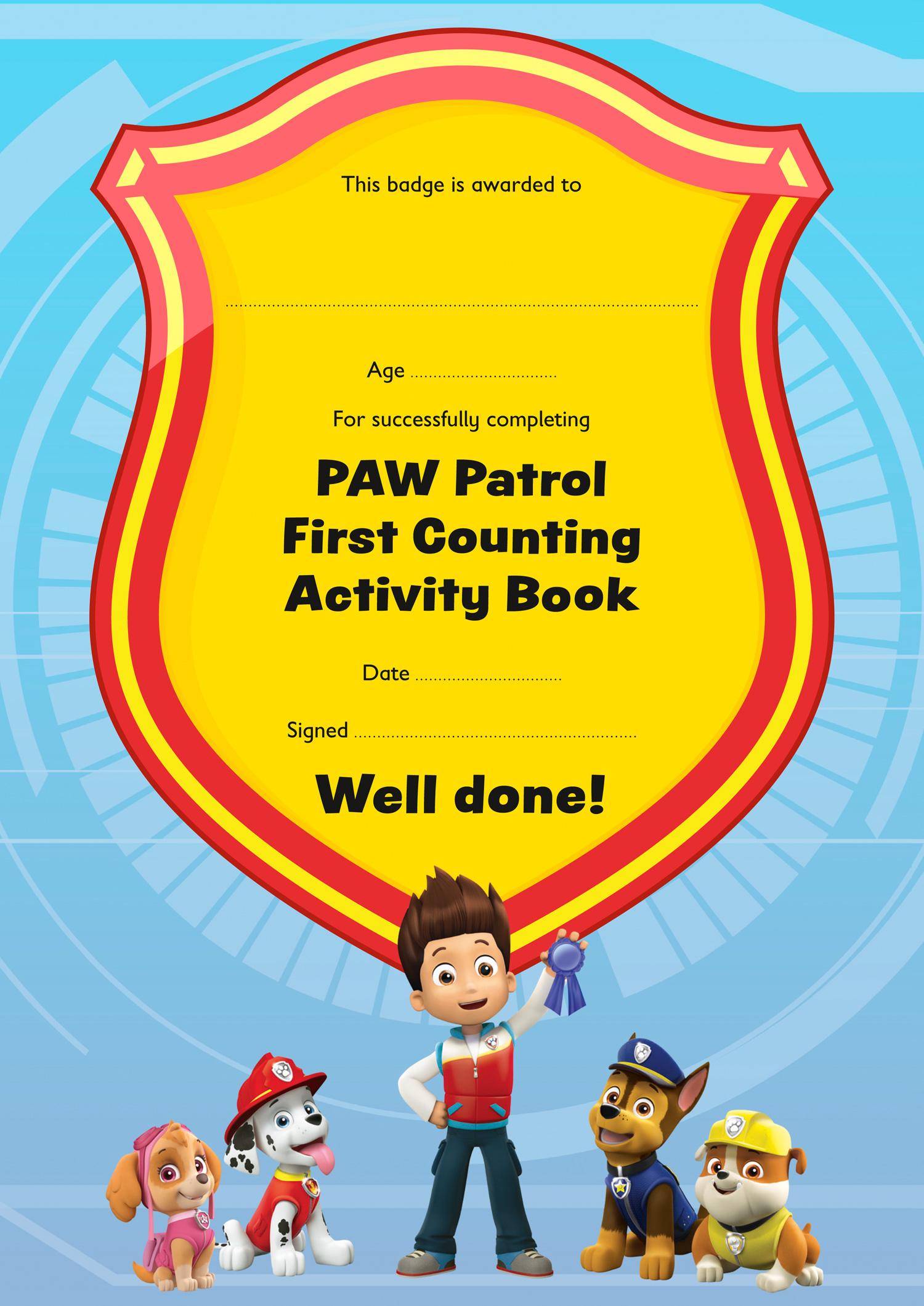 Bild: 9780008461539 | PAW Patrol First Counting Activity Book | Get Set for School! | Buch