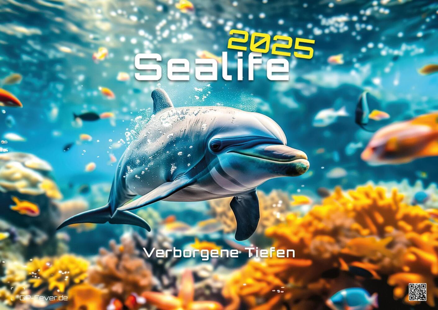 Cover: 9783986734299 | Sealife - verborgene Tiefen - 2025 - Kalender DIN A2 | GP-Fever.de