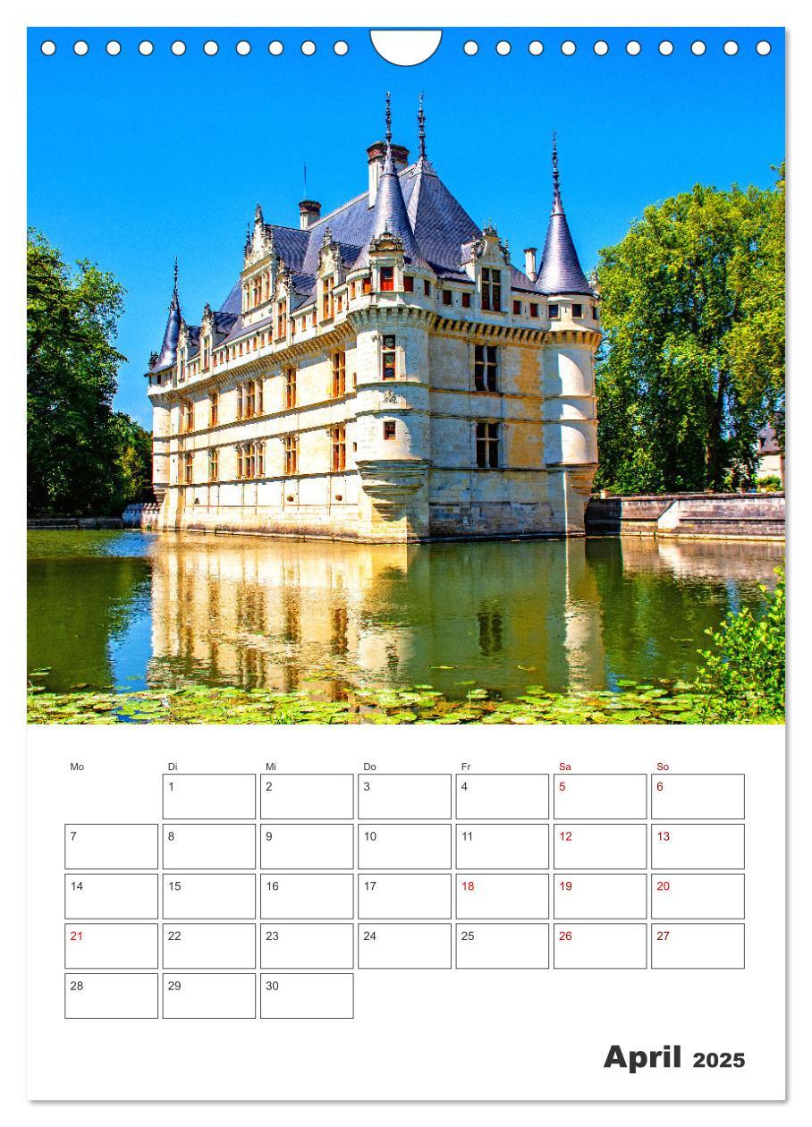 Bild: 9783435854516 | Schlösser der Loire - Reiseplaner (Wandkalender 2025 DIN A4 hoch),...