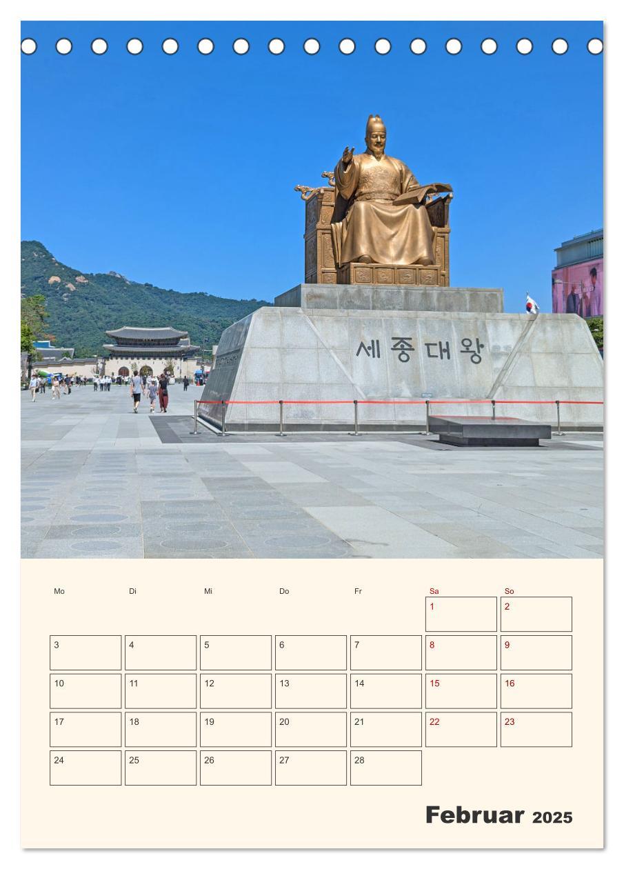 Bild: 9783457205358 | Entdecke Seoul (Tischkalender 2025 DIN A5 hoch), CALVENDO...