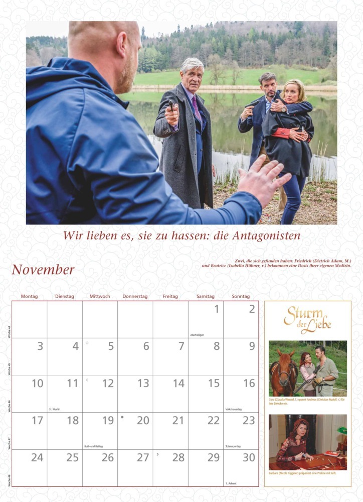 Bild: 4250809654003 | DUMONT - Sturm der Liebe 2025 Broschürenkalender, 42x29cm,...