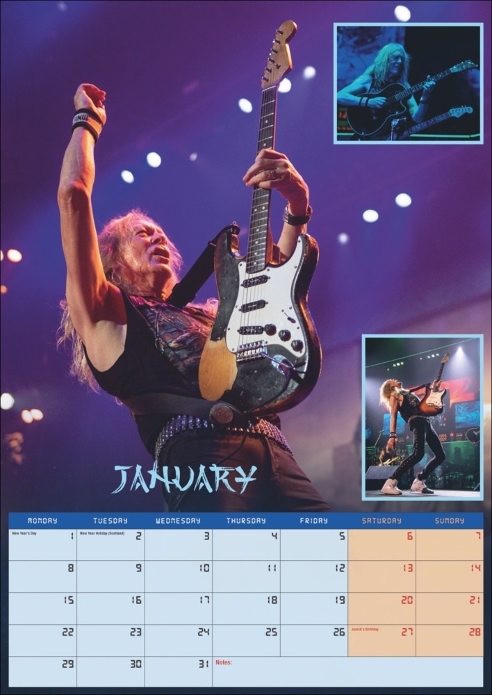 Bild: 9783840196744 | Iron Maiden Posterkalender 2025 | Kalender | Spiralbindung | 14 S.