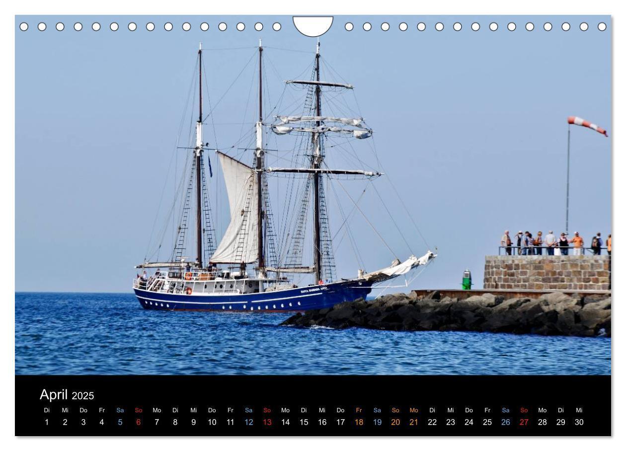 Bild: 9783435708550 | Warnemünde - Maritime Landschaften (Wandkalender 2025 DIN A4 quer),...