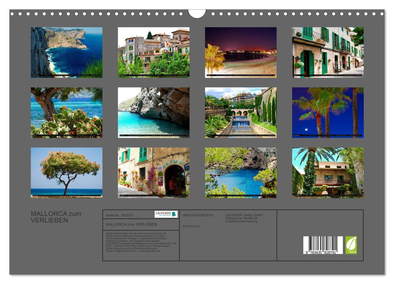 Bild: 9783435828791 | MALLORCA zum VERLIEBEN (Wandkalender 2025 DIN A3 quer), CALVENDO...