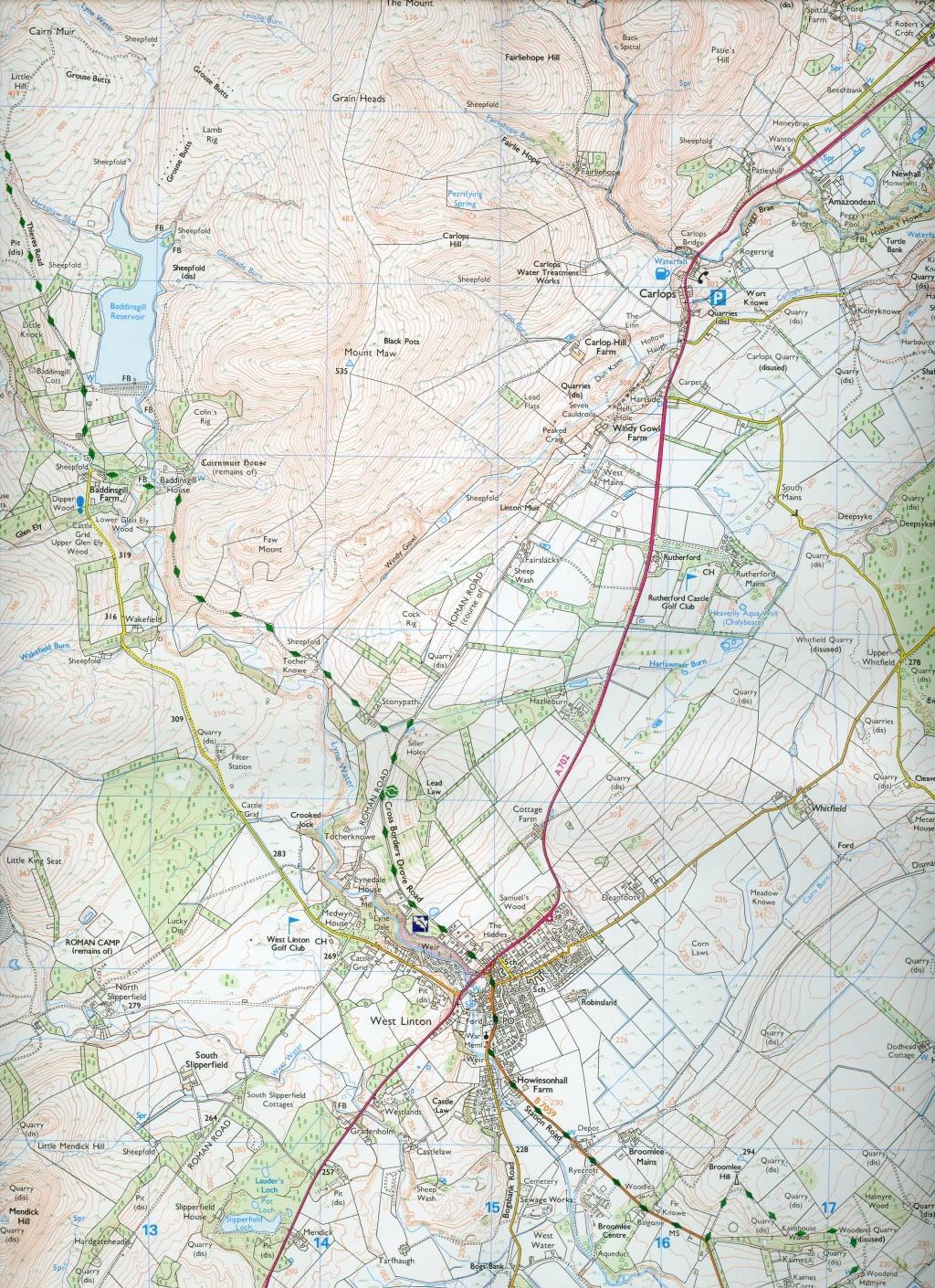 Bild: 9780319245965 | Pentland Hills | Ordnance Survey | (Land-)Karte | Karte/Landkarte