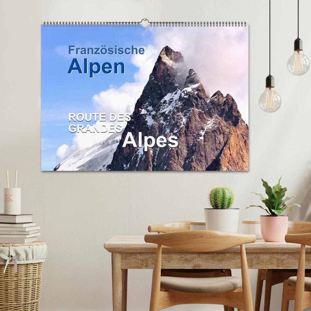 Bild: 9783435442485 | Französische Alpen - Route des Grandes Alpes (Wandkalender 2025 DIN...