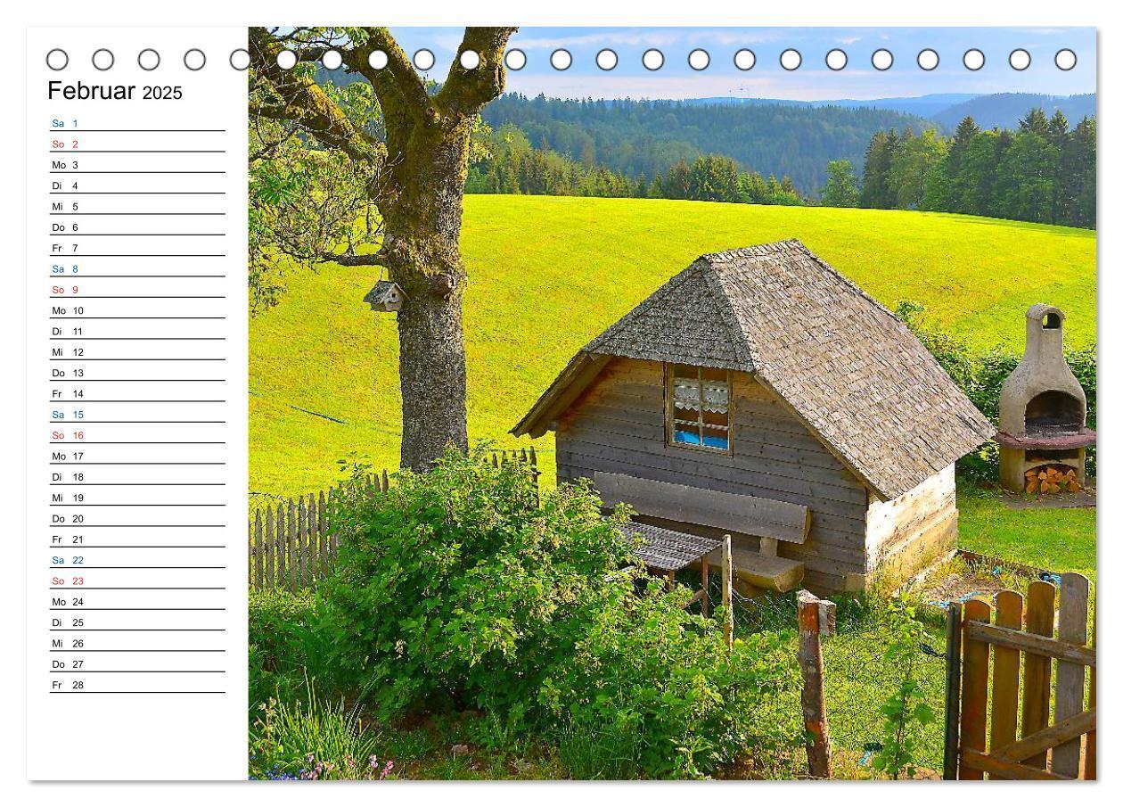 Bild: 9783435668861 | Landleben (Tischkalender 2025 DIN A5 quer), CALVENDO Monatskalender