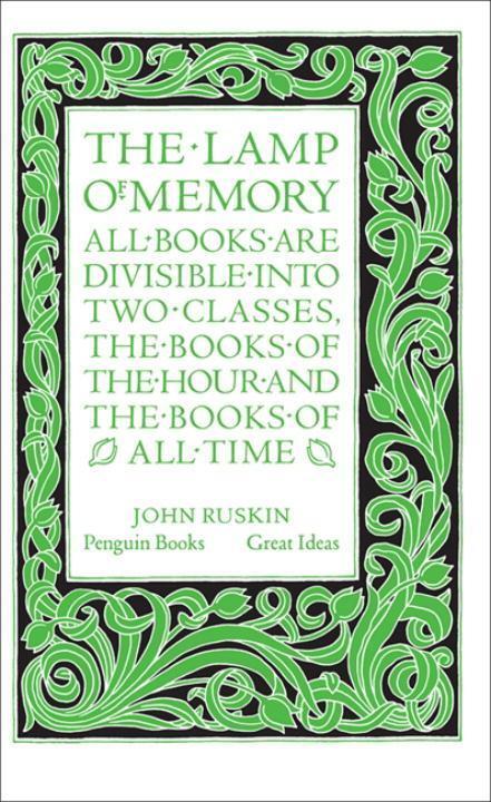 Cover: 9780141036670 | The Lamp of Memory | John Ruskin | Taschenbuch | Englisch | 2008