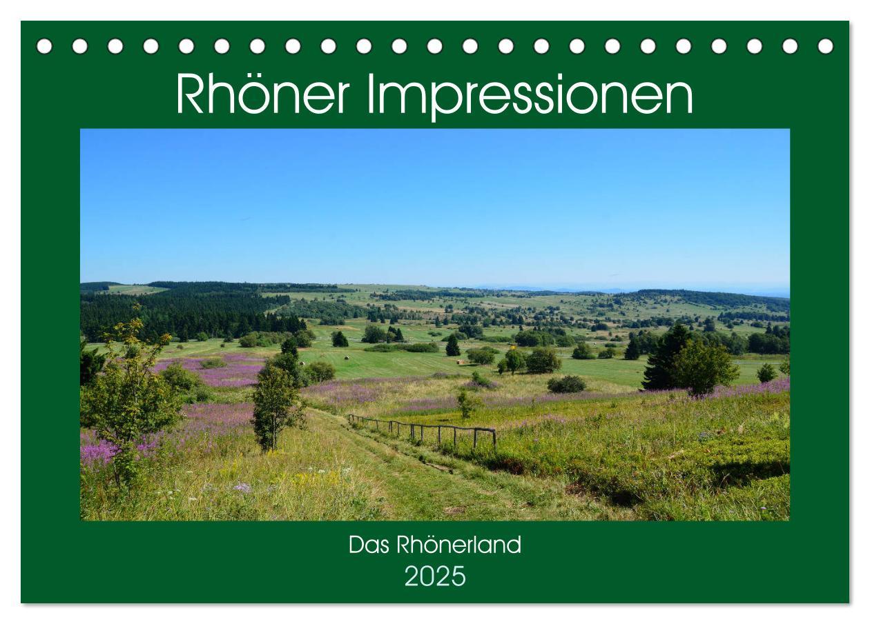 Cover: 9783435366798 | Rhöner Impressionen (Tischkalender 2025 DIN A5 quer), CALVENDO...