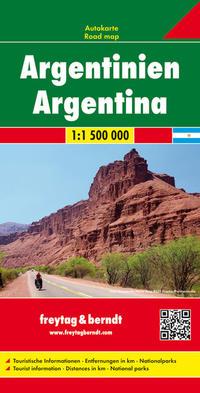 Cover: 9783707914313 | Argentinien Autokarte 1 : 1 500 000 | (Land-)Karte | Deutsch | 2019