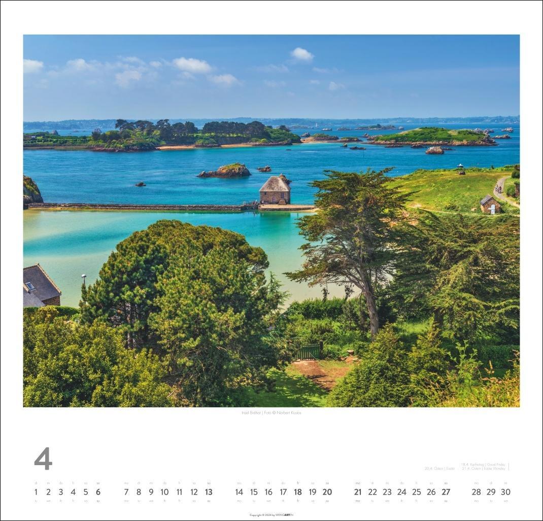 Bild: 9783839900277 | Bretagne Kalender 2025 - Stürmische Romantik | Kalender | 14 S. | 2025