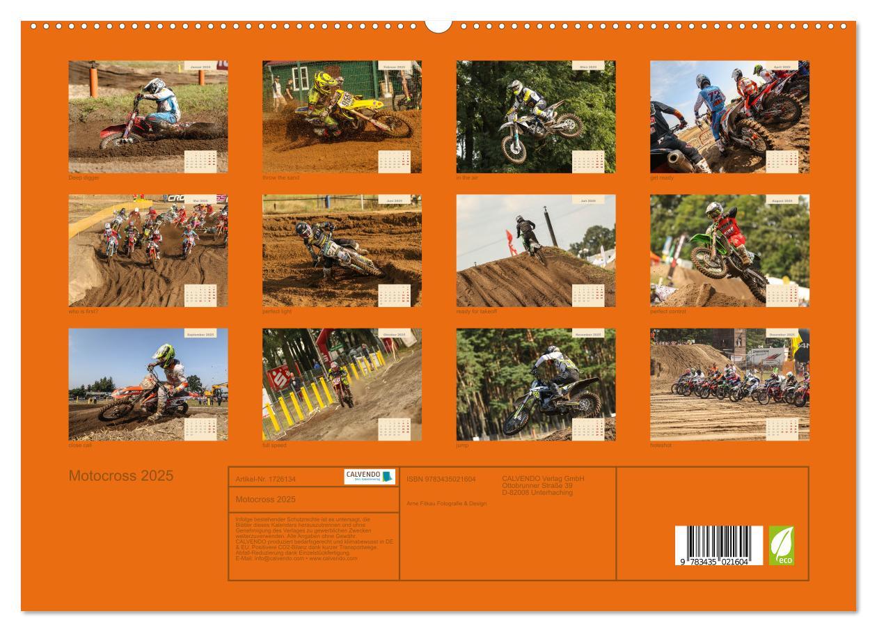 Bild: 9783435021604 | Motocross 2025 (hochwertiger Premium Wandkalender 2025 DIN A2...