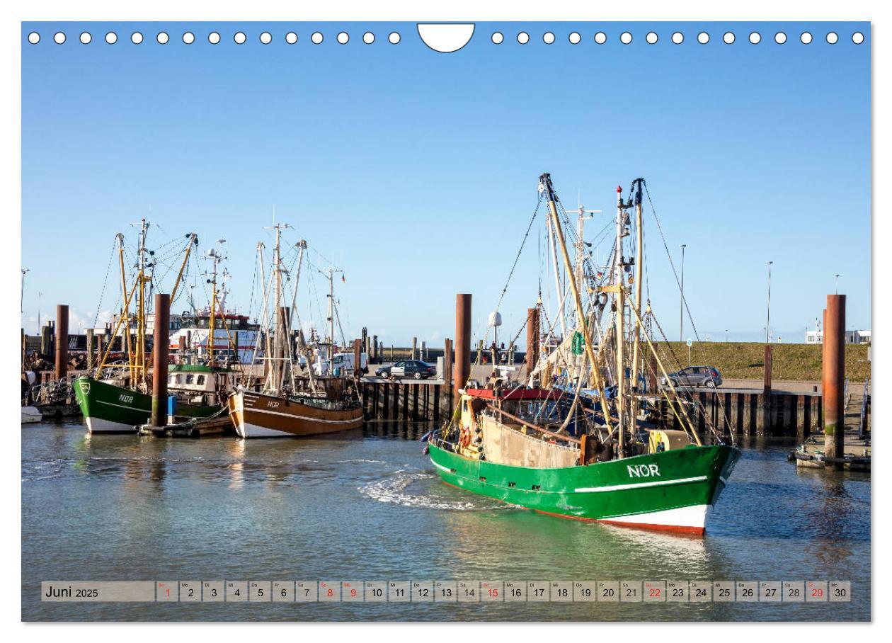 Bild: 9783435259069 | Norddeich Spaziergang vom Hafen bis zum Strand (Wandkalender 2025...