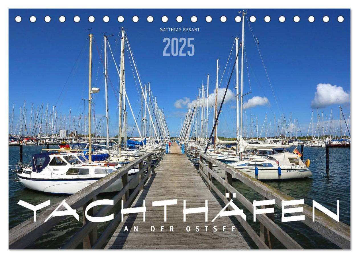 Cover: 9783435263929 | YACHTHÄFEN AN DER OSTSEE (Tischkalender 2025 DIN A5 quer), CALVENDO...