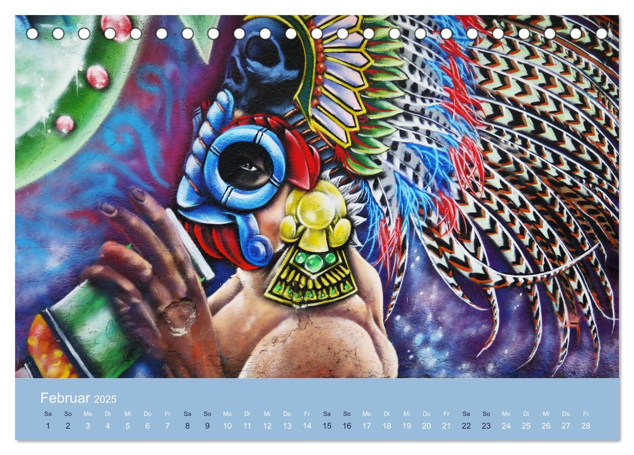 Bild: 9783435137534 | Mexikanische Graffitis (Tischkalender 2025 DIN A5 quer), CALVENDO...