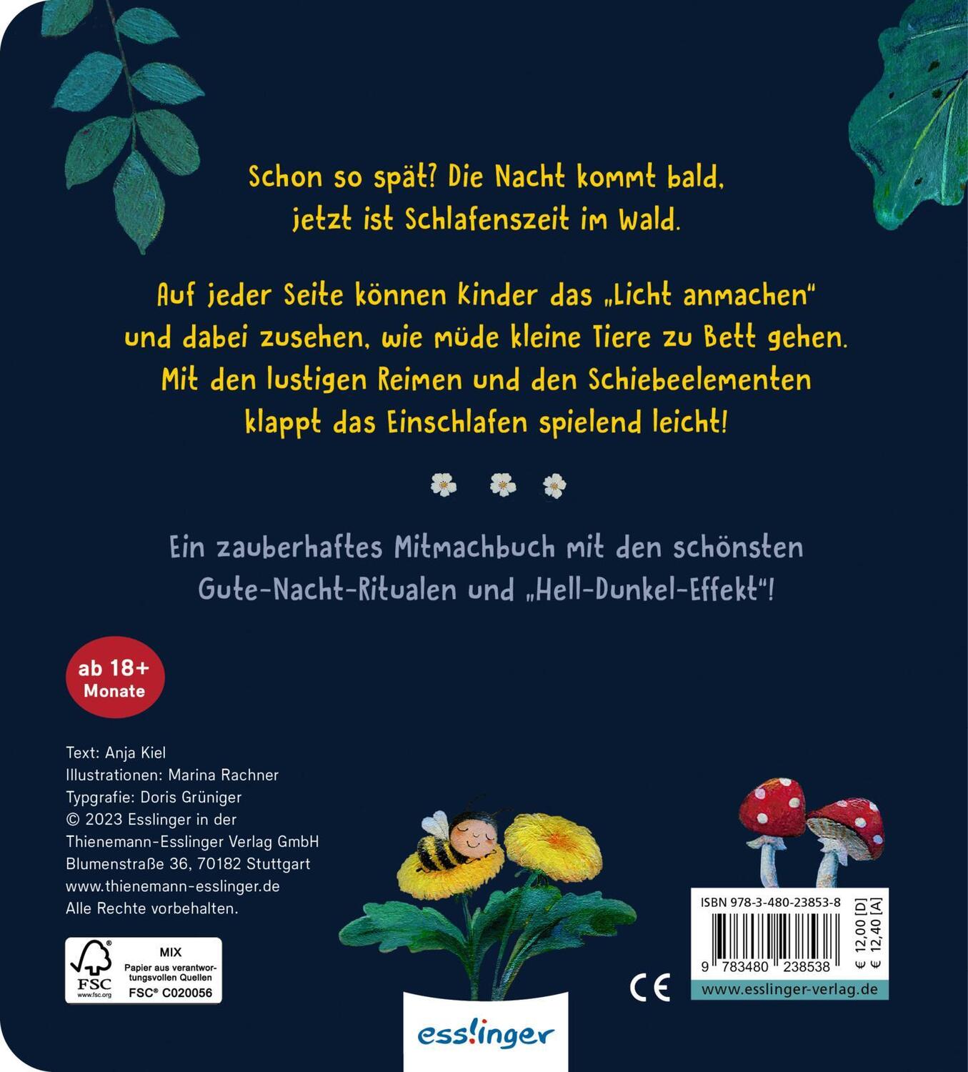 Rückseite: 9783480238538 | Wo brennt Licht, wer schläft noch nicht? | Anja Kiel | Buch | 10 S.