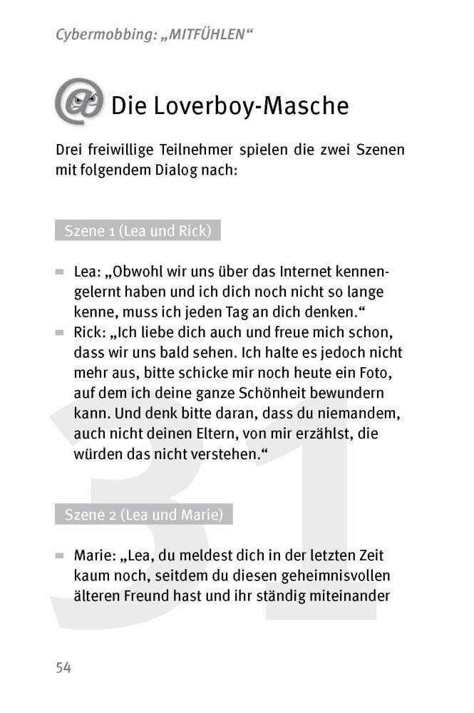 Bild: 9783769825206 | Die 50 besten Spiele gegen Cybermobbing | Robert Rossa (u. a.) | Buch