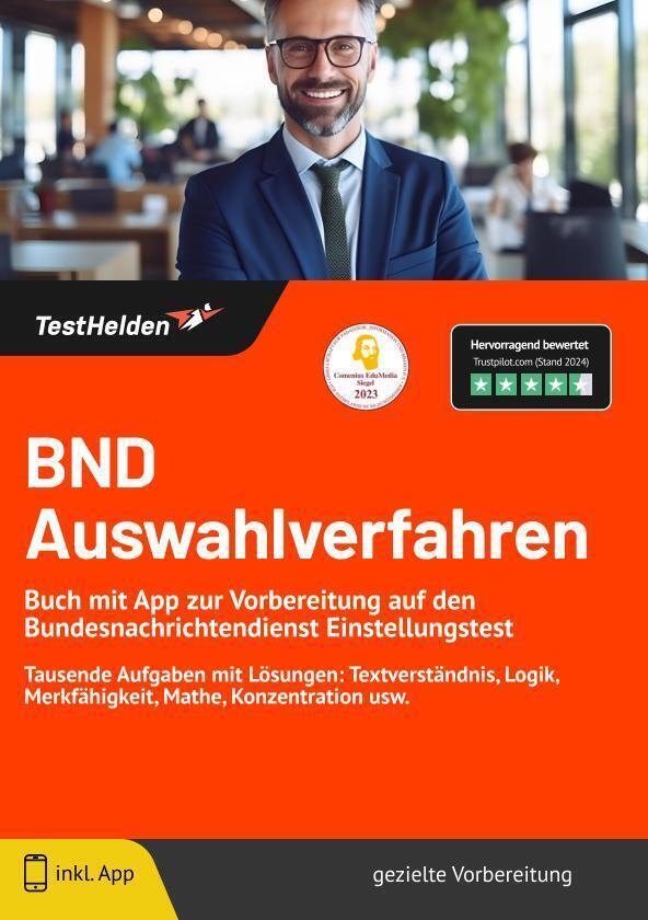 Cover: 9783988175472 | BND Auswahlverfahren - Buch mit App zur Vorbereitung auf den...