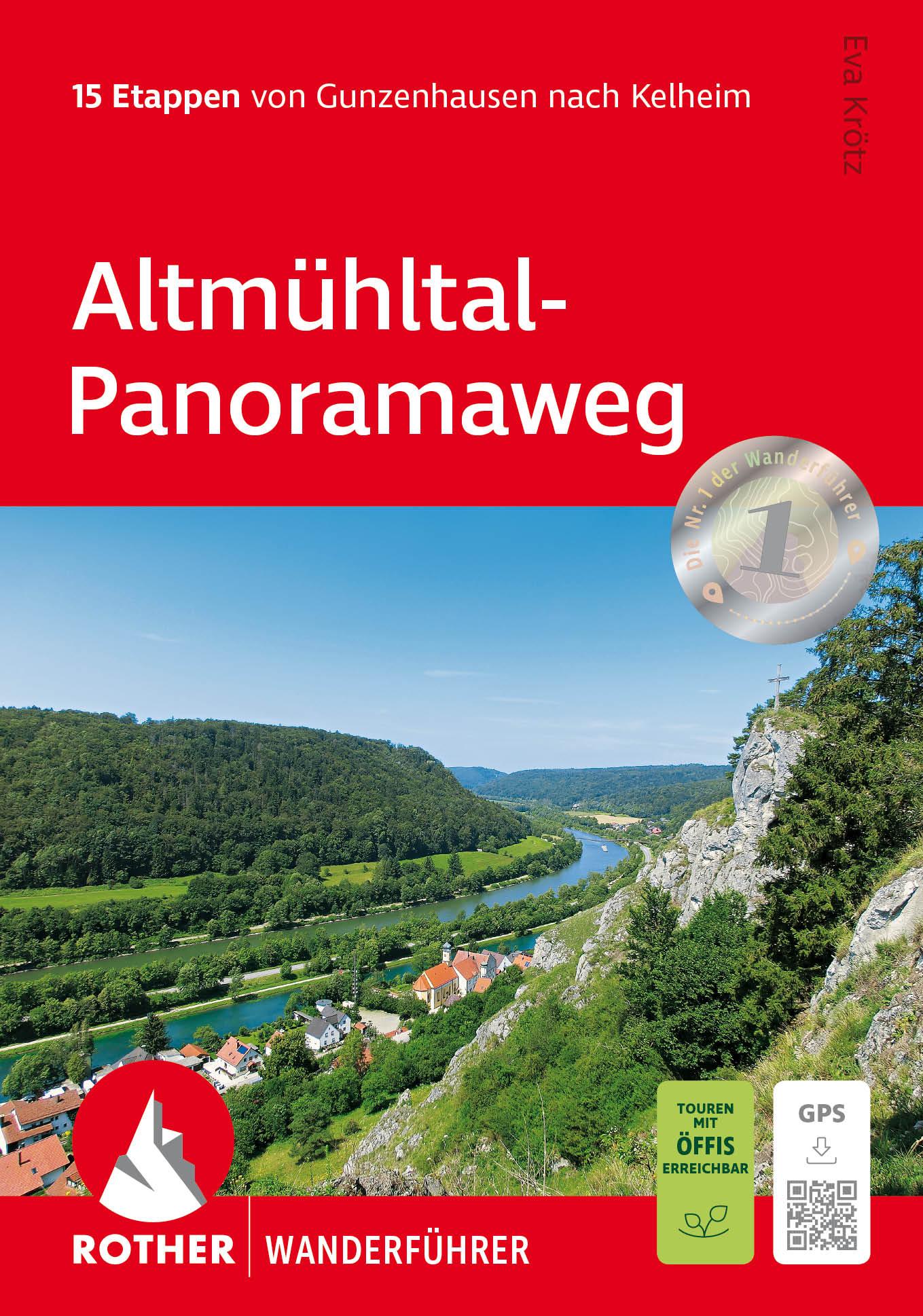 Cover: 9783763348718 | Altmühltal-Panoramaweg | Eva Krötz | Taschenbuch | Rother Wanderführer