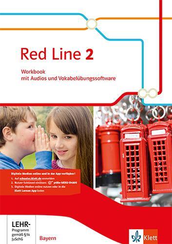 Cover: 9783125469778 | Red Line 2. Workbook mit Audios und Vokabelübungssoftware Klasse 6....