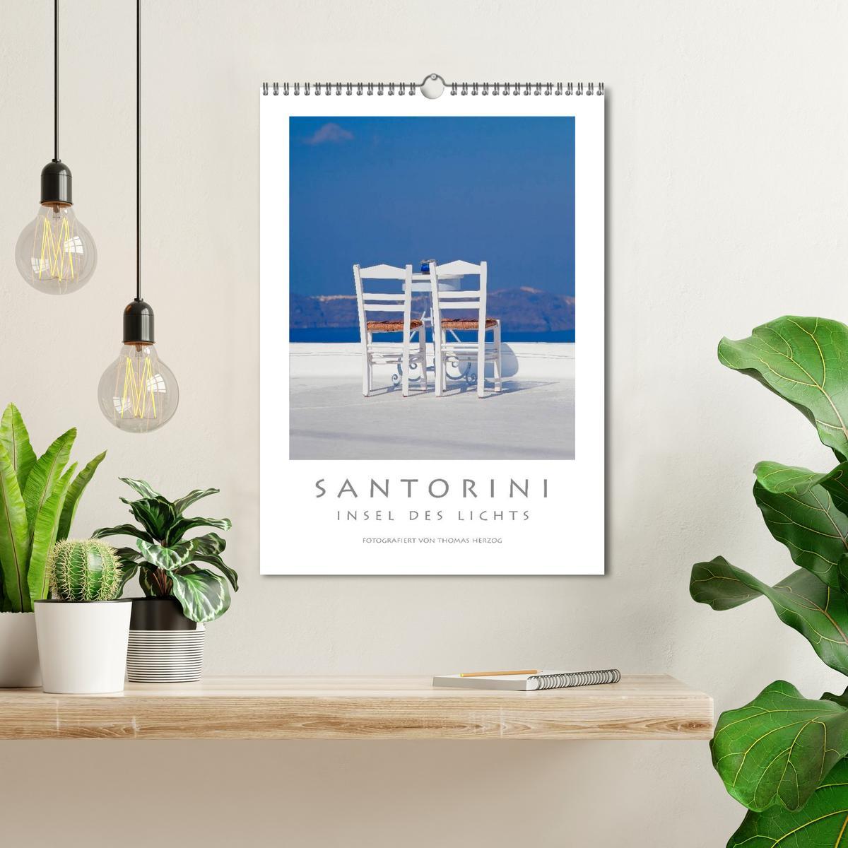 Bild: 9783457052594 | SANTORINI - INSEL DES LICHTS (Wandkalender 2025 DIN A3 hoch),...