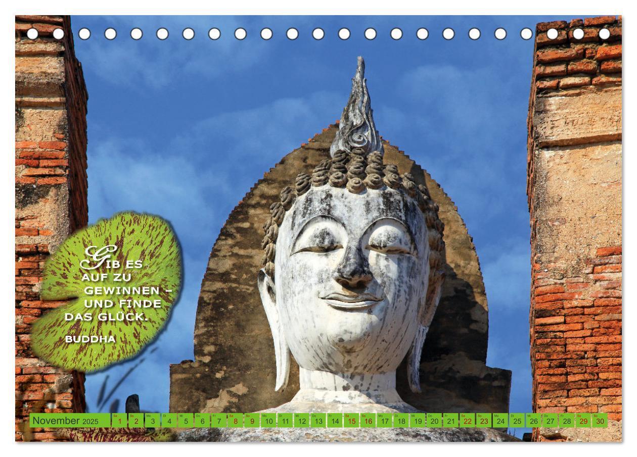 Bild: 9783383795107 | Buddhas Worte - Der Weg zur Achtsamkeit (Tischkalender 2025 DIN A5...