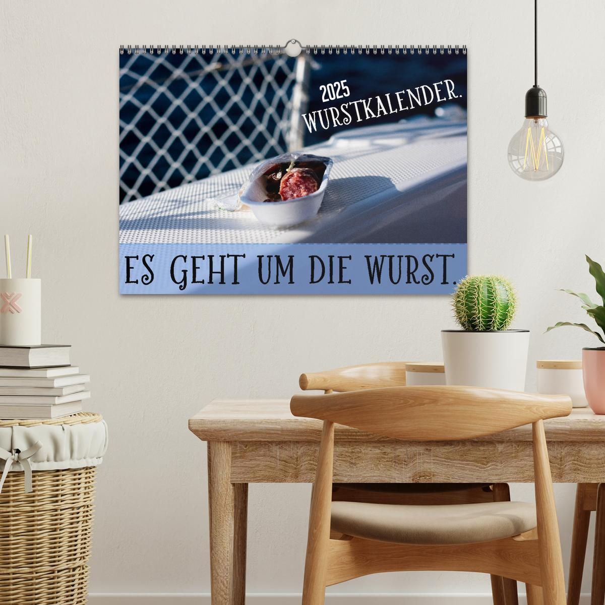 Bild: 9783435112807 | Wurstkalender. Es geht um die Wurst. (Wandkalender 2025 DIN A3...