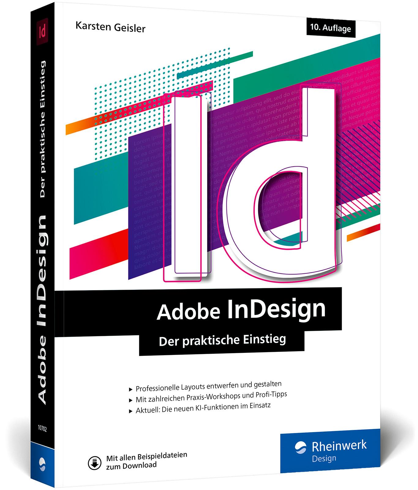 Cover: 9783367107025 | Adobe InDesign | Karsten Geisler | Taschenbuch | Rheinwerk Design