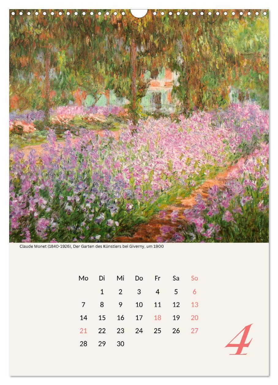 Bild: 9783457225295 | Claude Monet Impressionen (Wandkalender 2025 DIN A3 hoch), CALVENDO...