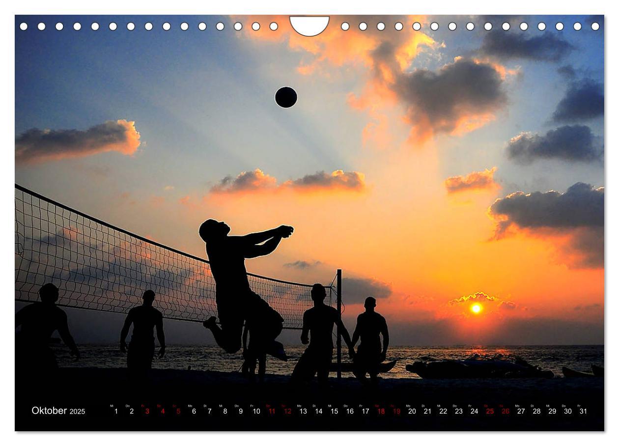 Bild: 9783435420346 | Volleyball Action (Wandkalender 2025 DIN A4 quer), CALVENDO...